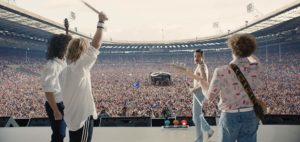 Scene from Live Aid stage in movie